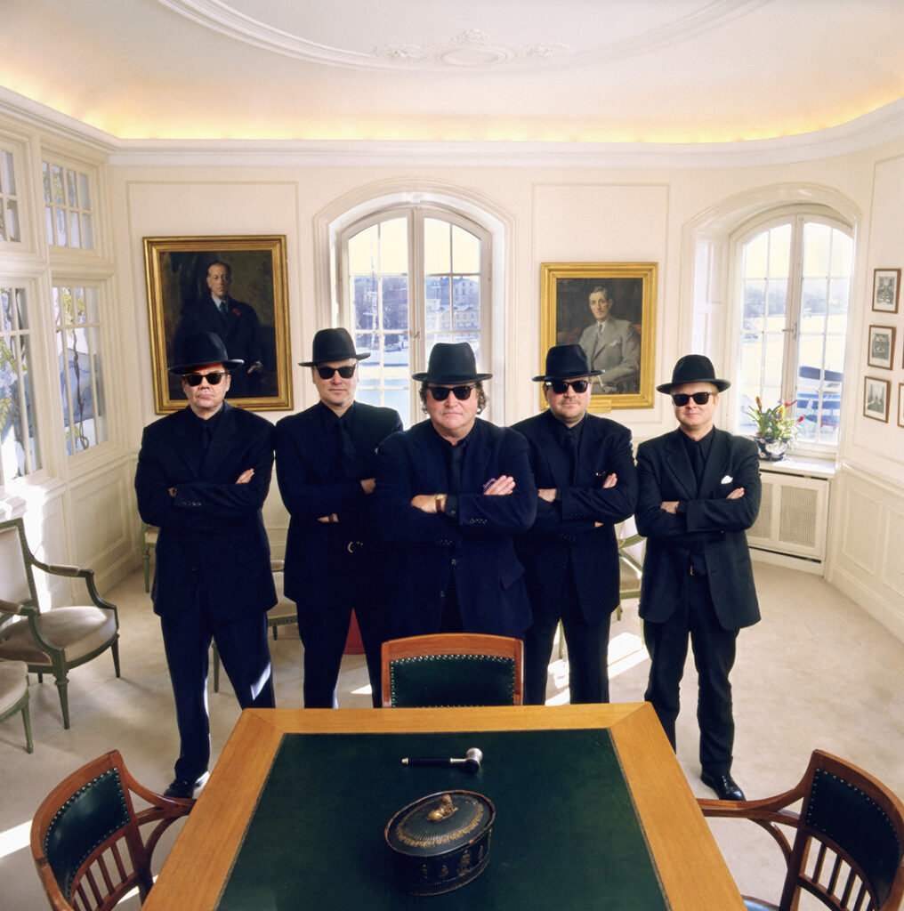 Mtg board of directors as Blues Brothers.