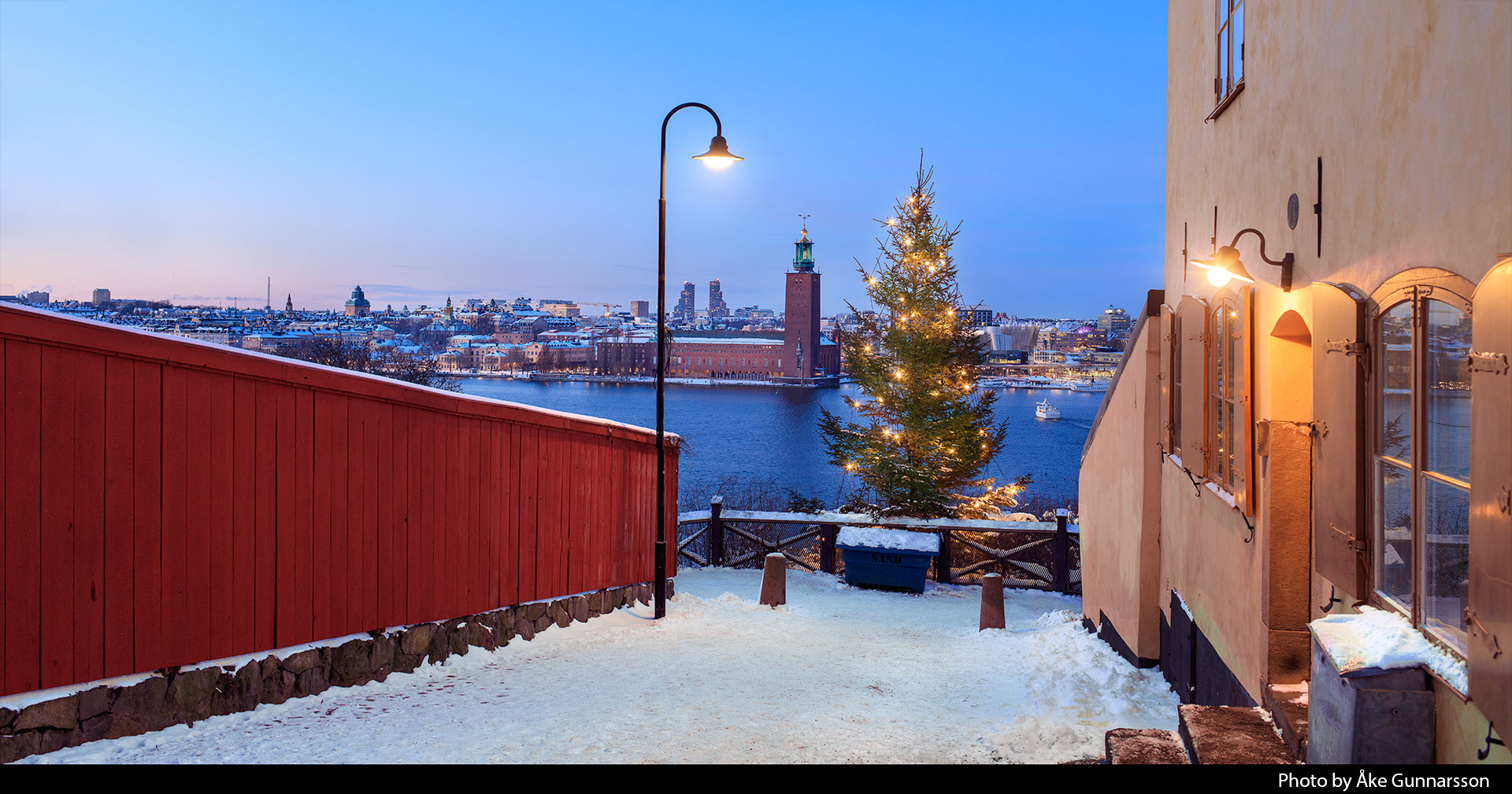 Fotografering i Stockholmsvintern – Julkort 2022
